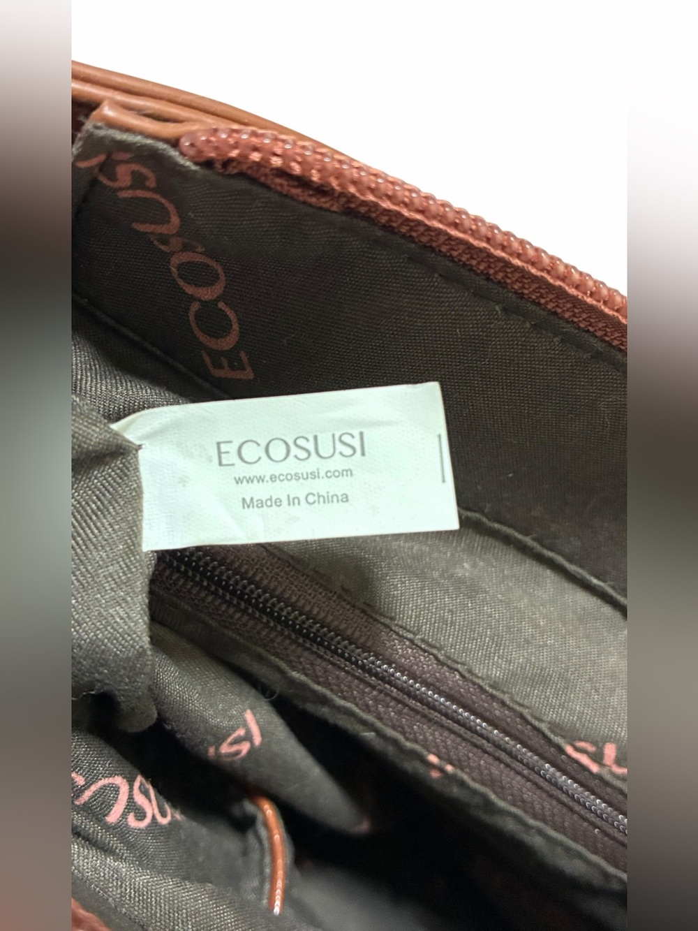 ECOSUSI Premium Vegan Pho Leather Purse Bag Satchel Snap Front Hook Retro Square - Picture 11 of 14